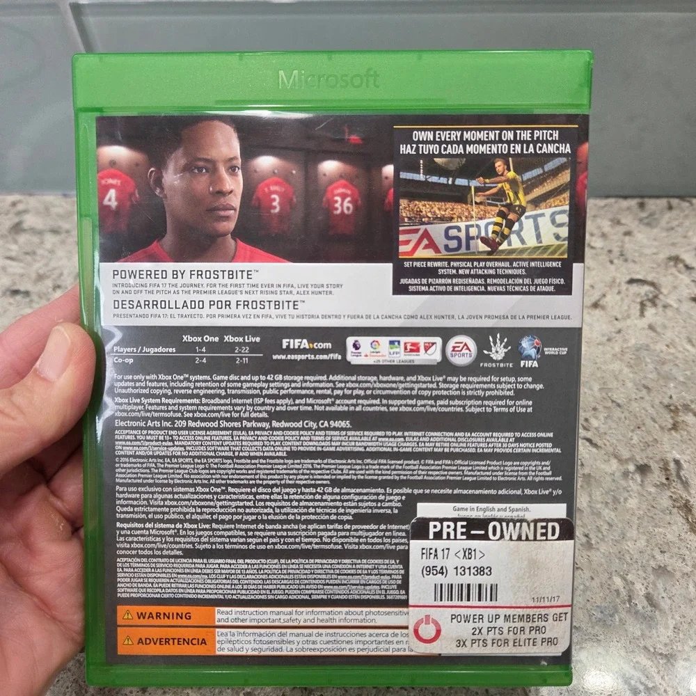 FIFA 17 Xbox‎ One Game Soccer Football EA Sports Reus Dortmund NEW Code